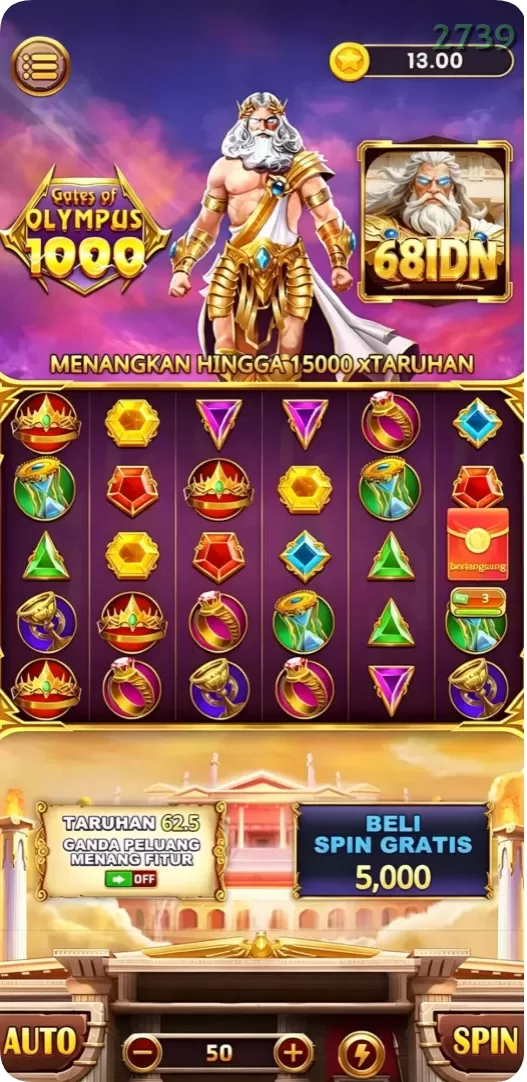 Cuplikan layar FYPTOTO — menu navigasi